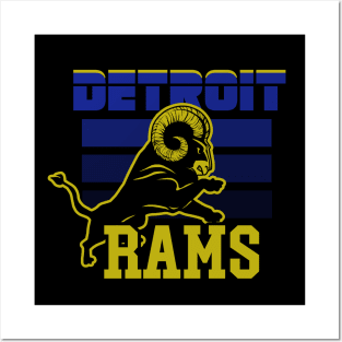 Detroit Rams Goat Posters and Art